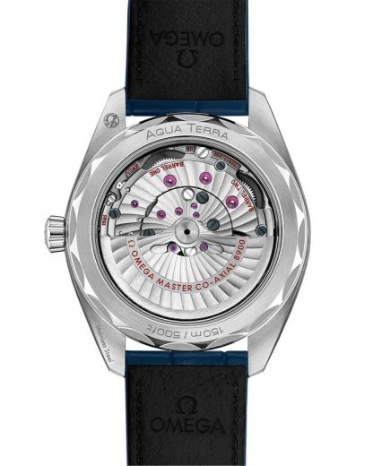 Omega Seamaster Aqua Terra 150M 41 mm, acier sur bracelet en cuir 220.13.41.21.03.003 – Image 2