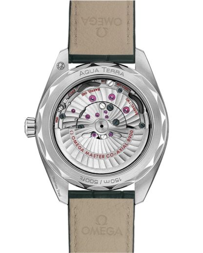 Omega Seamaster Aqua Terra 150M 41 mm, acier sur bracelet en cuir 220.13.41.21.10.001 – Image 2