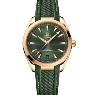 Omega Seamaster Aqua Terra 150M 41 mm, or Moonshine™ sur bracelet caoutchouc 220.52.41.21.10.001