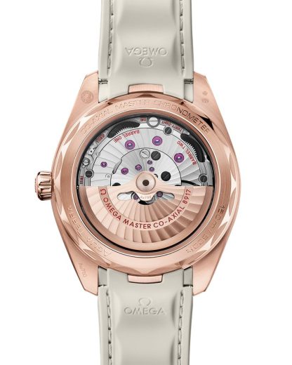 Omega Seamaster Aqua Terra 150M 41 mm, or Sedna™ sur bracelet caoutchouc 220.52.41.21.02.001 – Image 2