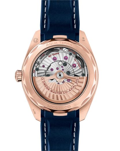 Omega Seamaster Aqua Terra 150M 41 mm, or Sedna™ sur bracelet caoutchouc 220.52.41.21.03.001 – Image 2