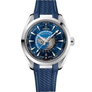 Omega Seamaster Aqua Terra 150M 43 mm, acier sur bracelet caoutchouc 220.12.43.22.03.001