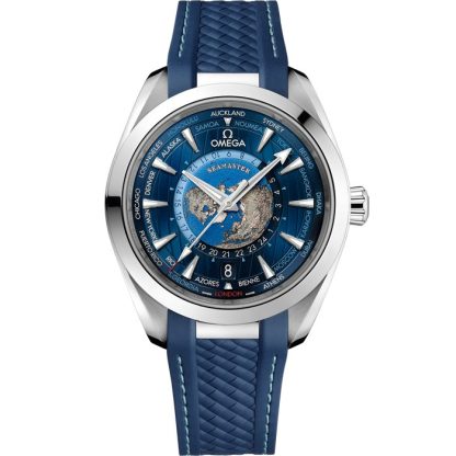 Omega Seamaster Aqua Terra 150M 43 mm, acier sur bracelet caoutchouc 220.12.43.22.03.001