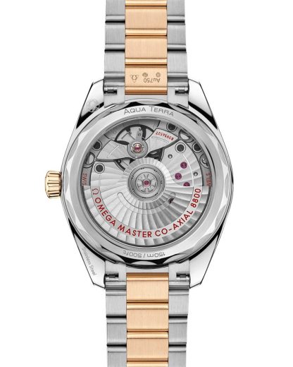 Omega Seamaster Aqua Terra Shades 34 mm, acier - or Moonshine™ sur acier - or Moonshine™ 220.20.34.20.08.001 – Image 2