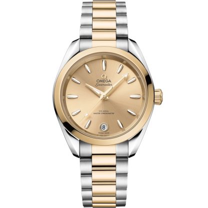 Omega Seamaster Aqua Terra Shades 34 mm, acier - or Moonshine™ sur acier - or Moonshine™ 220.20.34.20.08.001