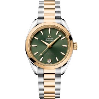 Omega Seamaster Aqua Terra Shades 34 mm, acier - or Moonshine™ sur acier - or Moonshine™ 220.20.34.20.10.002