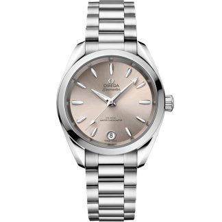 Omega Seamaster Aqua Terra Shades 34 mm, acier sur acier 220.10.34.20.09.001