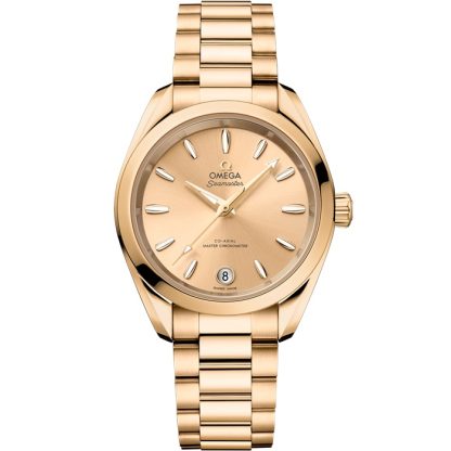 Omega Seamaster Aqua Terra Shades 34 mm, or Moonshine™ sur or Moonshine™ 220.50.34.20.08.001