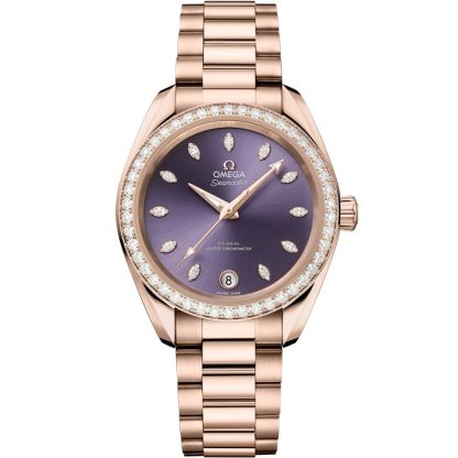 Omega Seamaster Aqua Terra Shades 34 mm, or Sedna™ sur or Sedna™ 220.55.34.20.60.001