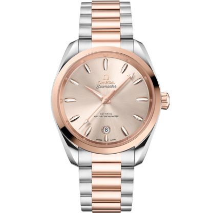 Omega Seamaster Aqua Terra Shades 38 mm, acier - or « Sedna™ » sur acier - or « Sedna™ » 220.20.38.20.09.001