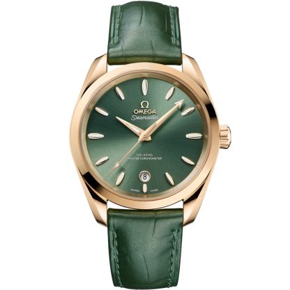 Omega Seamaster Aqua Terra Shades 38 mm, or Moonshine™ sur cuir 220.53.38.20.10.001