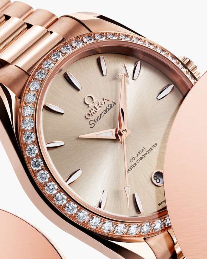 Omega Seamaster Aqua Terra Shades 38 mm, or Sedna™ sur or Sedna™ 220.55.38.20.09.001 – Image 4