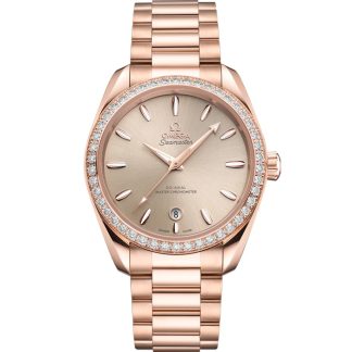Omega Seamaster Aqua Terra Shades 38 mm, or Sedna™ sur or Sedna™ 220.55.38.20.09.001