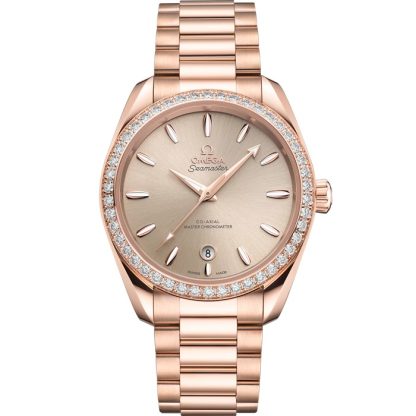 Omega Seamaster Aqua Terra Shades 38 mm, or Sedna™ sur or Sedna™ 220.55.38.20.09.001