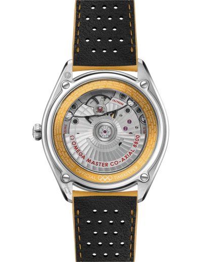 Omega Seamaster Chronométreur Officiel des Jeux Olympiques 39,5 mm, acier sur bracelet en cuir 522.32.40.20.01.002 – Image 2