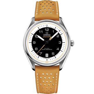 Omega Seamaster Chronométreur Officiel des Jeux Olympiques 39,5 mm, acier sur bracelet en cuir 522.32.40.20.01.002