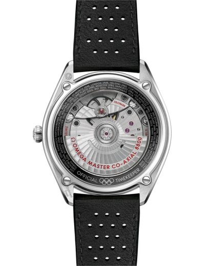 Omega Seamaster Chronométreur Officiel des Jeux Olympiques 39,5 mm, acier sur bracelet en cuir 522.32.40.20.01.003 – Image 2
