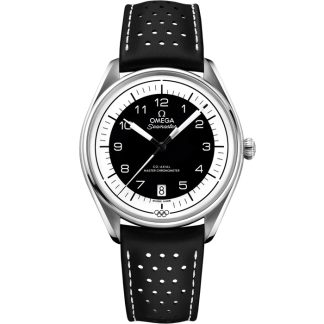 Omega Seamaster Chronométreur Officiel des Jeux Olympiques 39,5 mm, acier sur bracelet en cuir 522.32.40.20.01.003