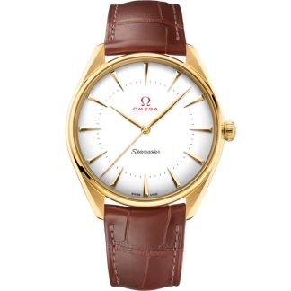 Omega Seamaster Chronométreur Officiel des Jeux Olympiques 39,5 mm, or jaune sur bracelet en cuir 522.53.40.20.04.001