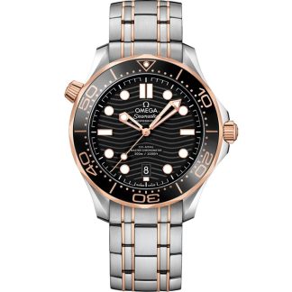 Omega Seamaster Diver 300M 42 mm, acier - or « Sedna™ » sur acier - or « Sedna™ » 210.20.42.20.01.001