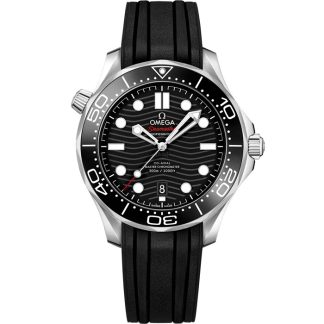 Omega Seamaster Diver 300M 42 mm, acier sur bracelet caoutchouc 210.32.42.20.01.001