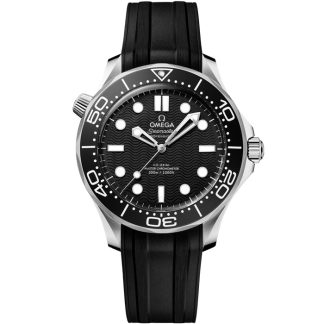 Omega Seamaster Diver 300M 42 mm, acier sur bracelet caoutchouc 210.32.42.20.01.003