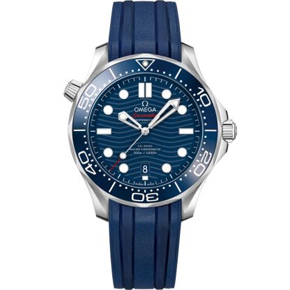 Omega Seamaster Diver 300M 42 mm, acier sur bracelet caoutchouc 210.32.42.20.03.001