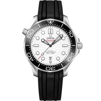 Omega Seamaster Diver 300M 42 mm, acier sur bracelet caoutchouc 210.32.42.20.04.001