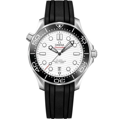 Omega Seamaster Diver 300M 42 mm, acier sur bracelet caoutchouc 210.32.42.20.04.001