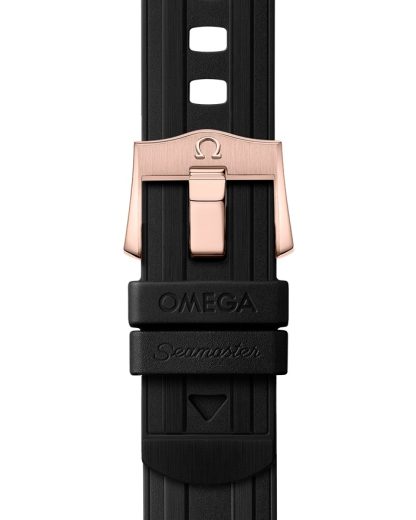 Omega Seamaster Diver 300M 42 mm, or Sedna™ sur bracelet caoutchouc 210.62.42.20.01.002 – Image 5