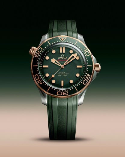 Omega Seamaster Diver 300M 42 mm, titane - Bronze gold sur bracelet caoutchouc 210.92.42.20.10.001 – Image 3