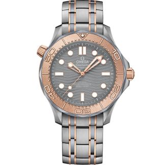 Omega Seamaster Diver 300M 42 mm, titane - tantale - or Sedna™ sur titane - tantale - or Sedna™ 210.60.42.20.99.001