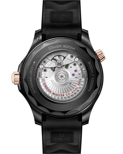 Omega Seamaster Diver 300M 43,5 mm, céramique noire sur bracelet caoutchouc 210.62.44.20.01.001 – Image 2