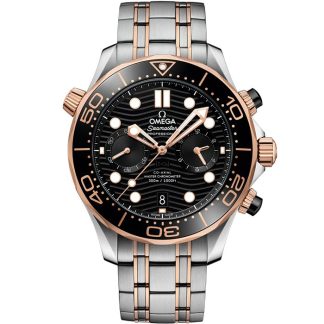 Omega Seamaster Diver 300M 44 mm, acier - or « Sedna™ » sur acier - or « Sedna™ » 210.20.44.51.01.001