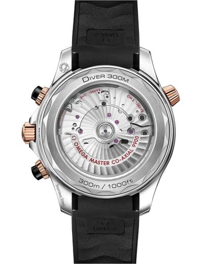 Omega Seamaster Diver 300M 44 mm, acier - or « Sedna™ » sur bracelet caoutchouc 210.22.44.51.01.001 – Image 2