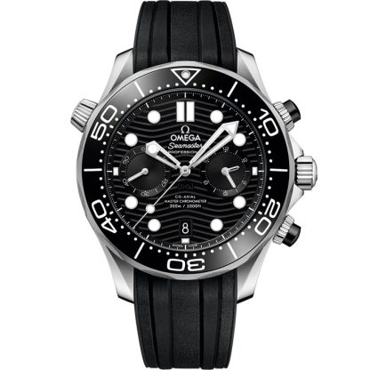 Omega Seamaster Diver 300M 44 mm, acier sur bracelet caoutchouc 210.32.44.51.01.001