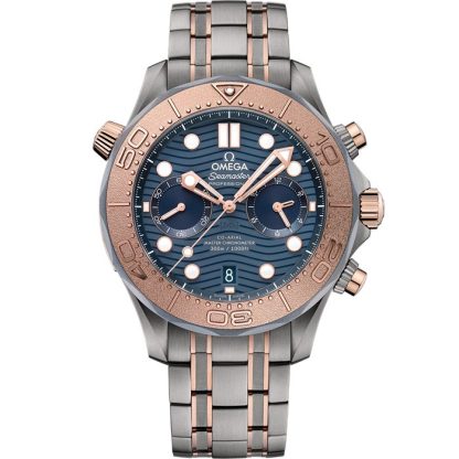 Omega Seamaster Diver 300M 44 mm, titane - tantale - or Sedna™ sur titane - tantale - or Sedna™ 210.60.44.51.03.001