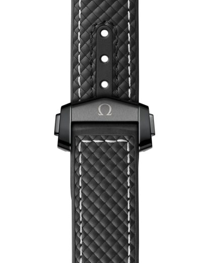 Omega Seamaster Planet Ocean 600M 39,5 mm, céramique noire sur bracelet caoutchouc 215.92.40.20.01.001 – Image 3