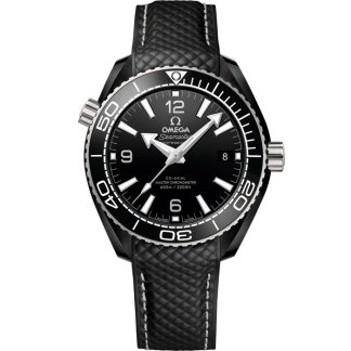 Omega Seamaster Planet Ocean 600M 39,5 mm, céramique noire sur bracelet caoutchouc 215.92.40.20.01.001