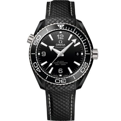 Omega Seamaster Planet Ocean 600M 39,5 mm, céramique noire sur bracelet caoutchouc 215.92.40.20.01.001