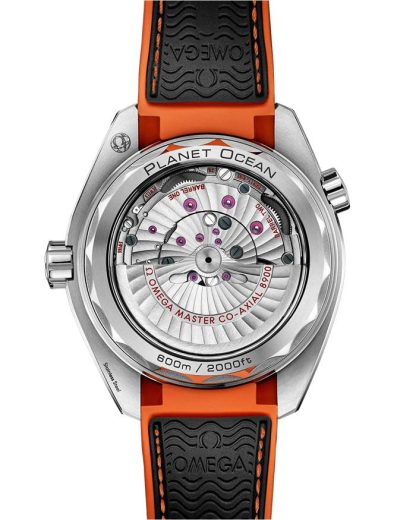 Omega Seamaster Planet Ocean 600M 43,5 mm, acier sur bracelet caoutchouc 215.32.44.21.01.001 – Image 2