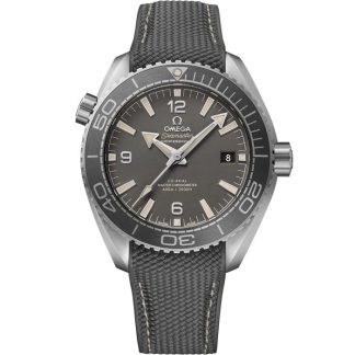 Omega Seamaster Planet Ocean 600M 43,5 mm, acier sur bracelet caoutchouc 215.32.44.21.01.002