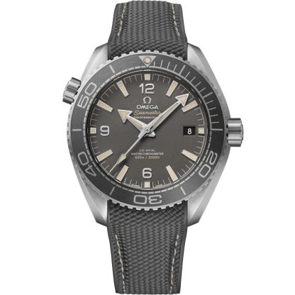 Omega Seamaster Planet Ocean 600M 43,5 mm, acier sur bracelet caoutchouc 215.32.44.21.01.002