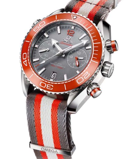 Omega Seamaster Planet Ocean 600M 45,5 mm, acier sur bracelet NATO 215.32.46.51.99.001 – Image 3