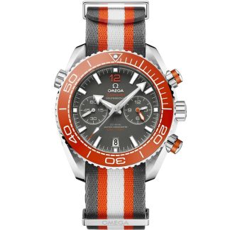 Omega Seamaster Planet Ocean 600M 45,5 mm, acier sur bracelet NATO 215.32.46.51.99.001