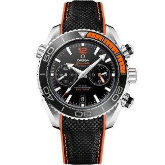Omega Seamaster Planet Ocean 600M 45,5 mm, acier sur bracelet caoutchouc 215.32.46.51.01.001