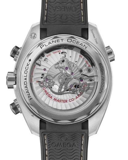Omega Seamaster Planet Ocean 600M 45,5 mm, acier sur bracelet caoutchouc 215.32.46.51.01.004 – Image 2