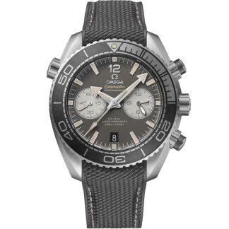 Omega Seamaster Planet Ocean 600M 45,5 mm, acier sur bracelet caoutchouc 215.32.46.51.01.004