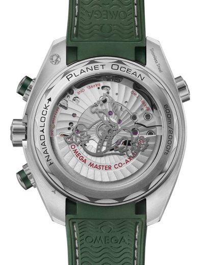 Omega Seamaster Planet Ocean 600M 45,5 mm, acier sur bracelet caoutchouc 215.32.46.51.06.001 – Image 2