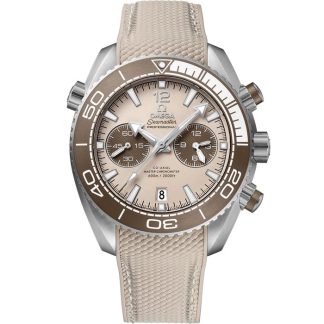 Omega Seamaster Planet Ocean 600M 45,5 mm, acier sur bracelet caoutchouc 215.32.46.51.09.001